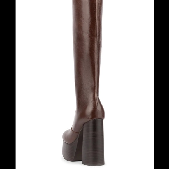 JEFFREY CAMPBELL HEY-JOE BROWN SIZE 8.5 US - Picture 3 of 10